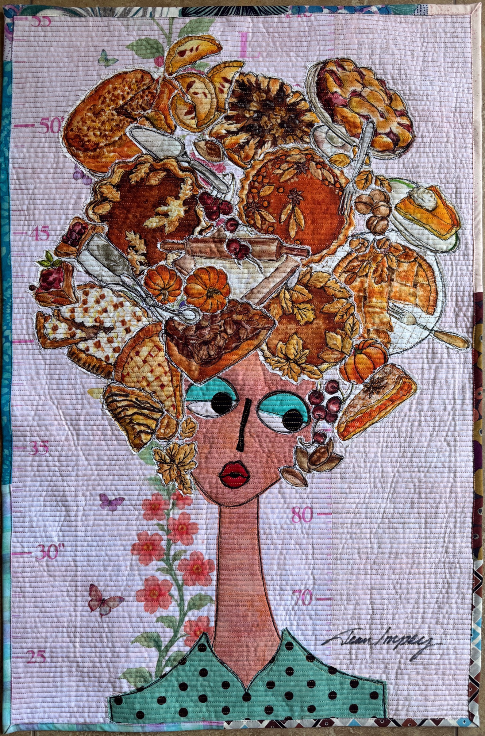Constance fabric portrait