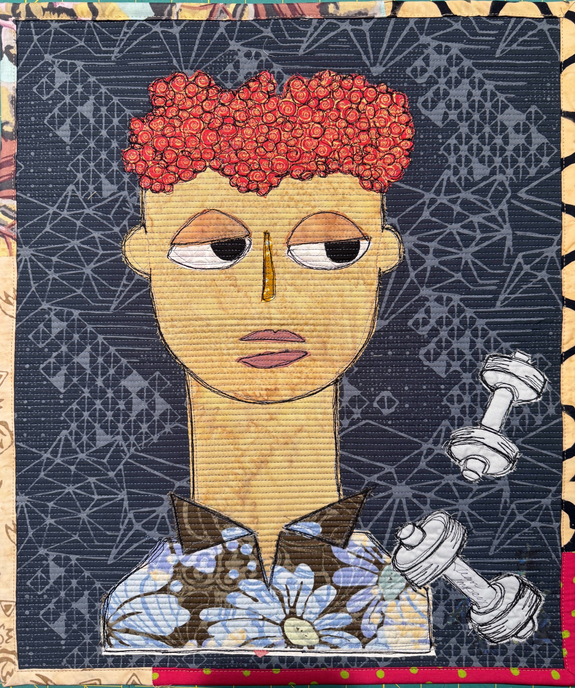 Rocky Redd fabric portrait